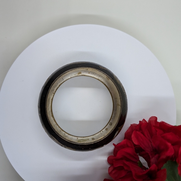 Stunning Etched Animals Vintage Bubble Cuff Bracelet - Picture 4 of 4